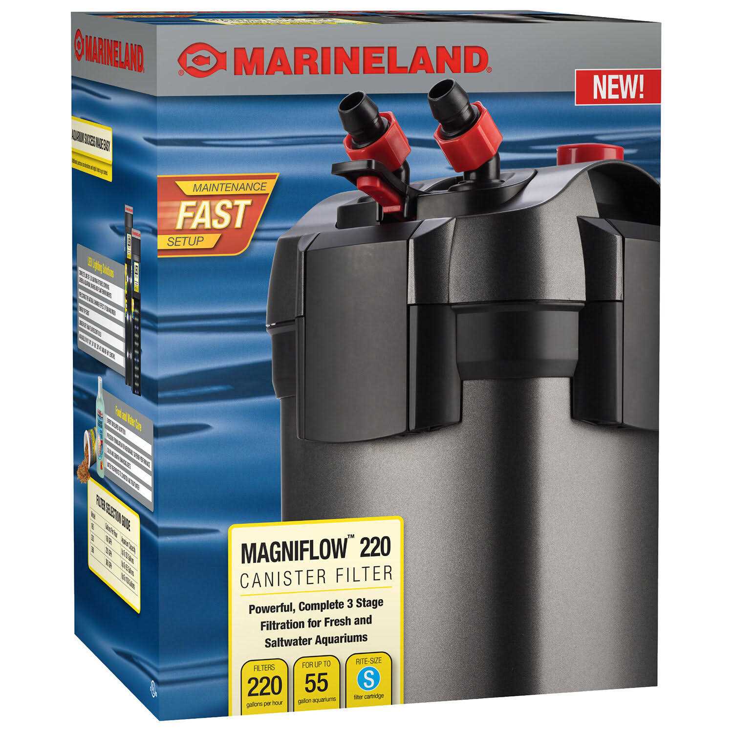 Alternative view of Marineland Magniflow 220 Canister Filter