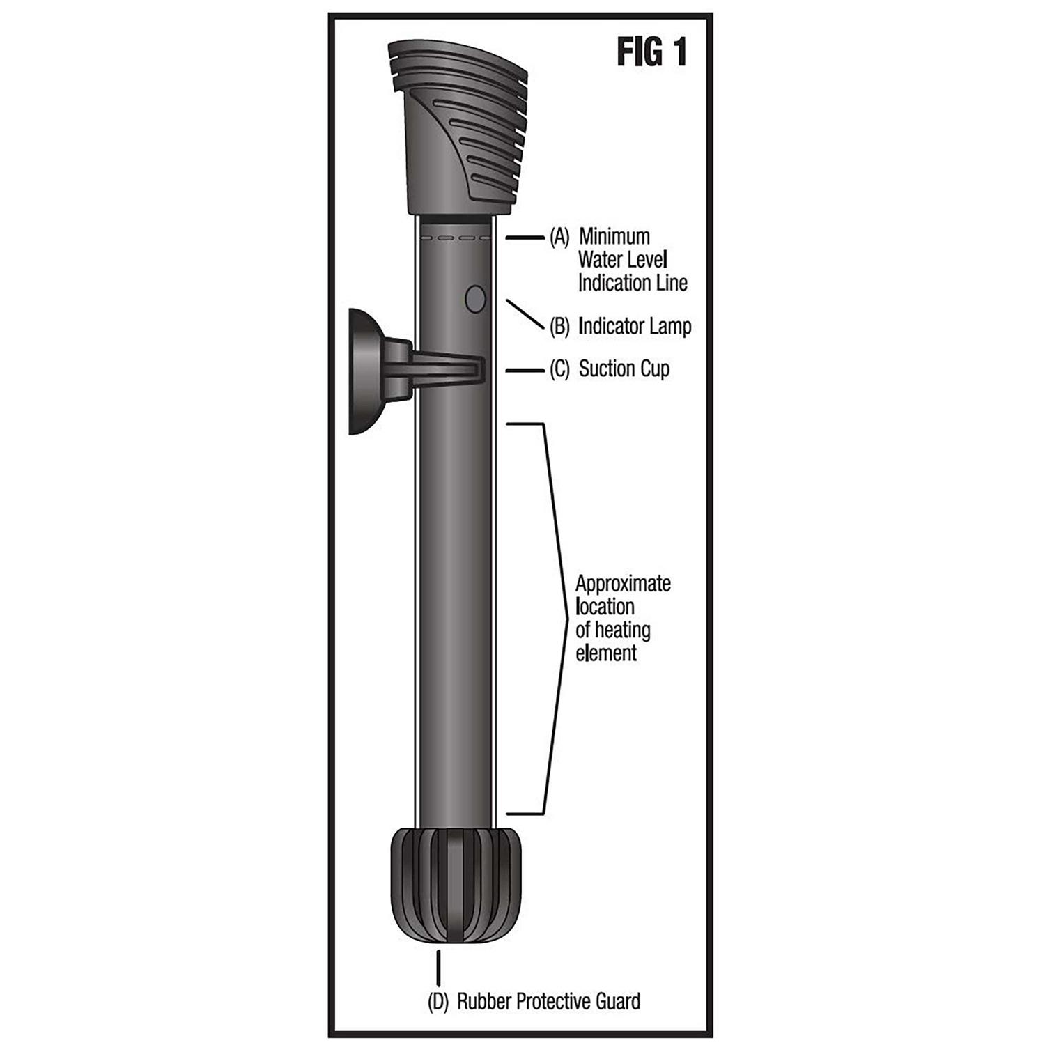 Alternative view of Aqueon Preset Aquarium Heater