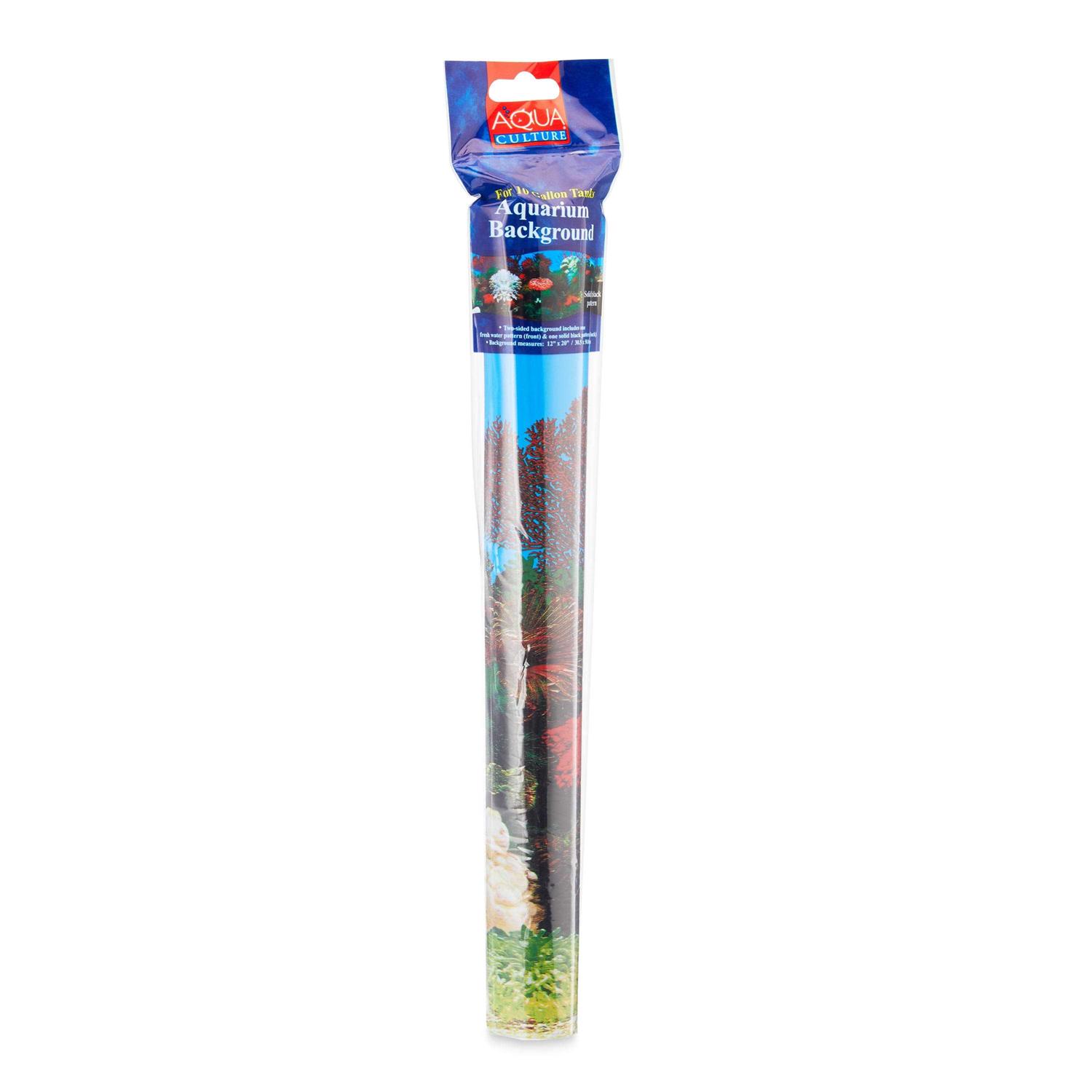 Aqua Culture Two Sided Aquarium Background
