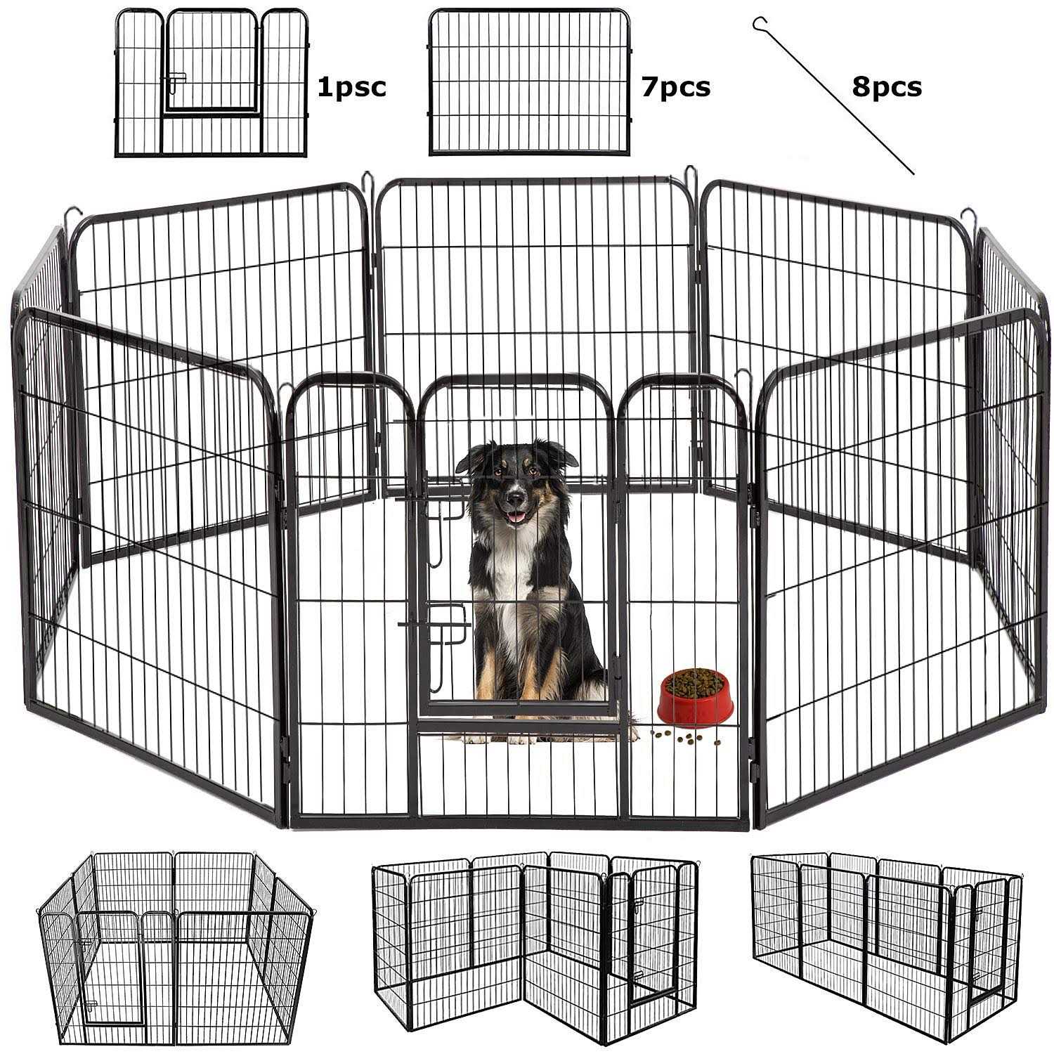 Bestpet Heavy Duty Pet Playpen Dog Exercise Pen Cat Fence