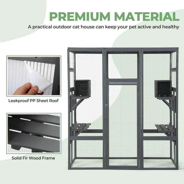 Alternative view of Coziwow Large Catio Cat Enclosure Playpen
