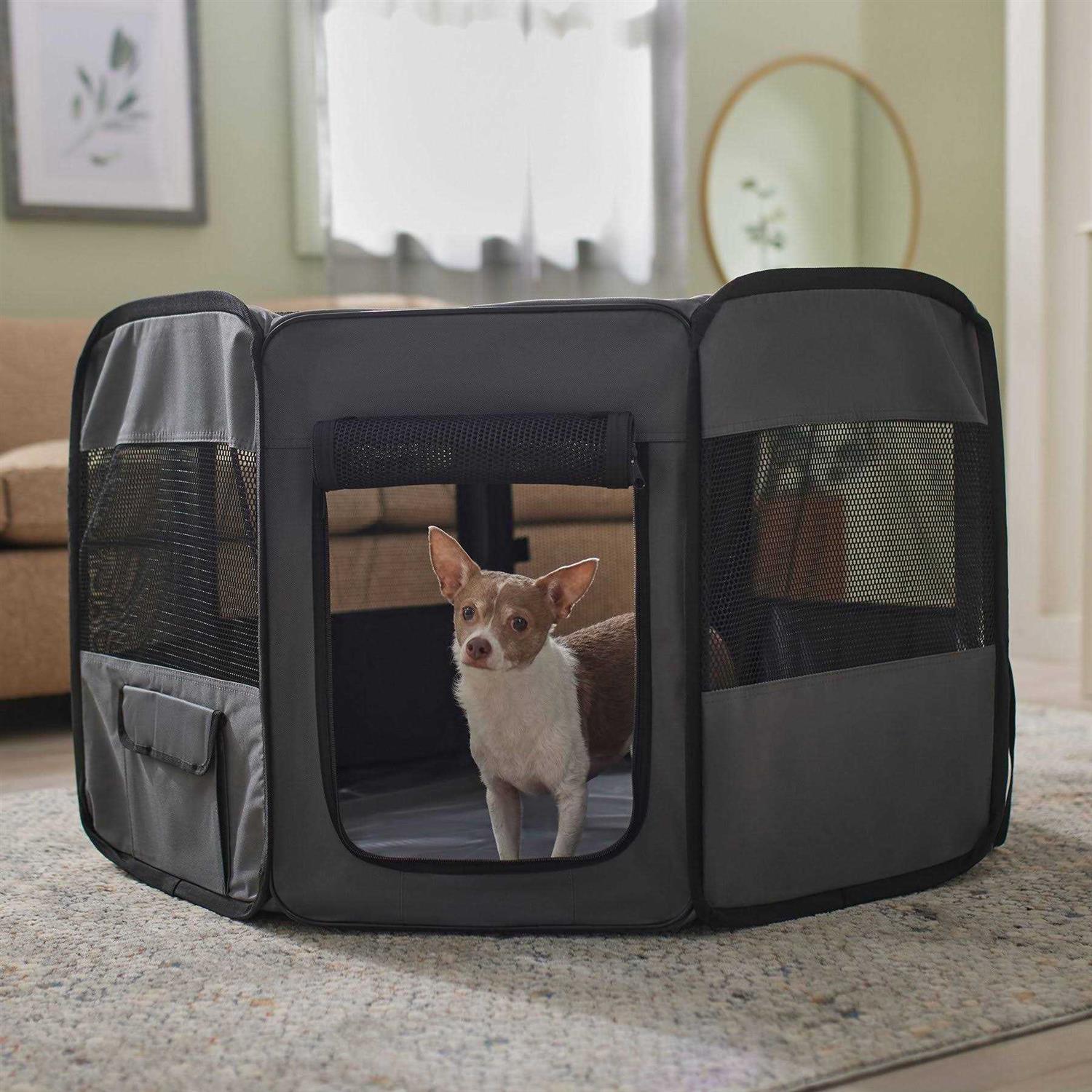 Frisco Soft-Sided Dog Cat Exercise Playpen