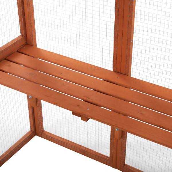 Alternative view of Coziwow Large Wooden Cat House Catio Enclosure