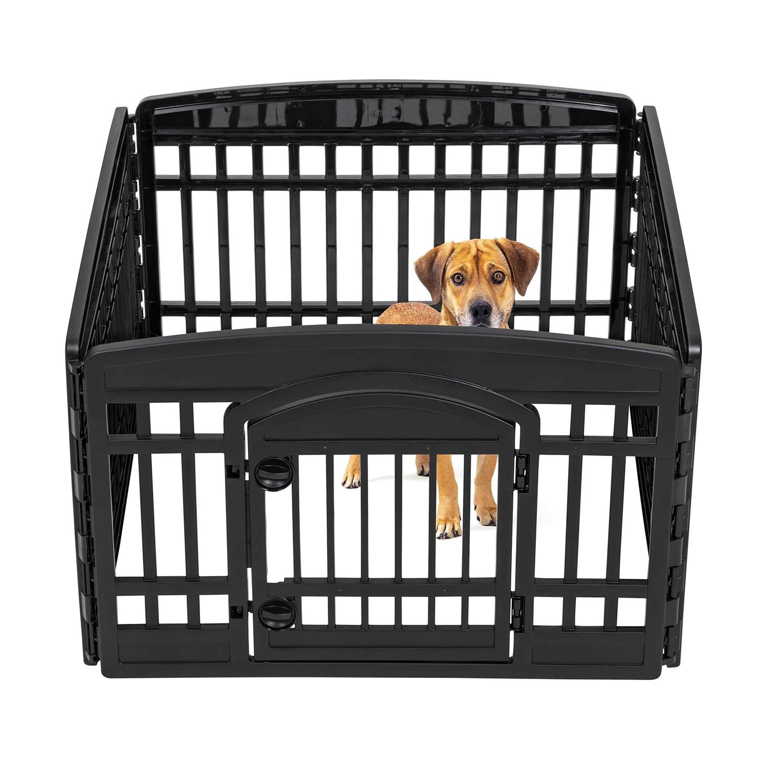 IRIS 24&& 4 Panel Exercise Pet Playpen with Door