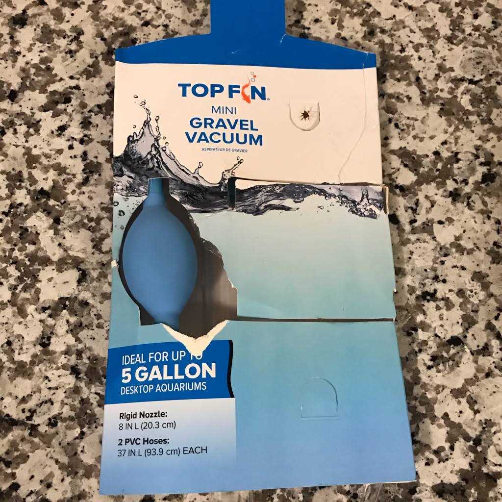 Alternative view of Top Fin Mini Aquarium Tank Gravel Vacuum