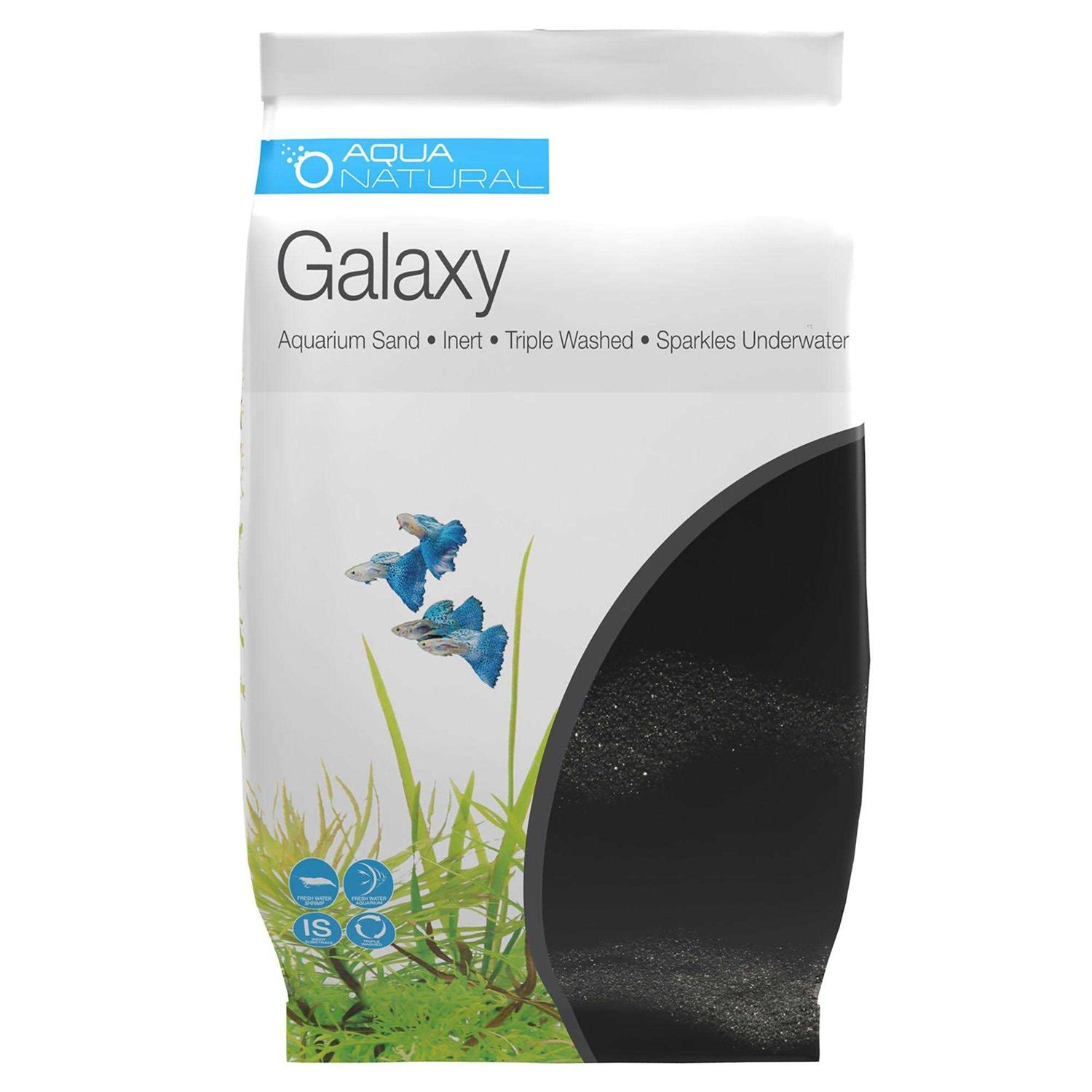 AquaNatural Galaxy Sand 10lb Substrate for aquascaping, Aquariums, vivariums and terrariums