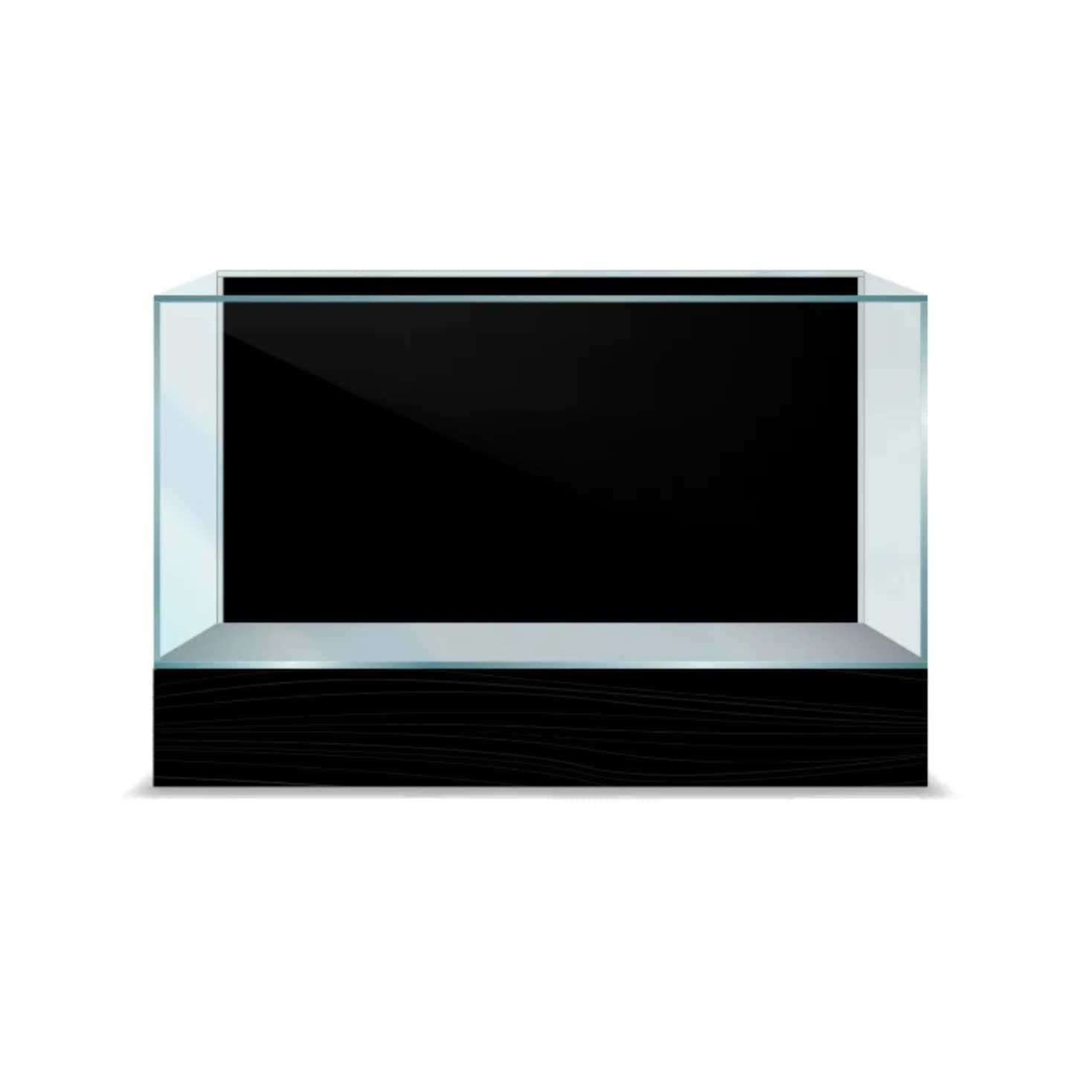 Alternative view of Aquatic Creations Black Cling Aquarium Background