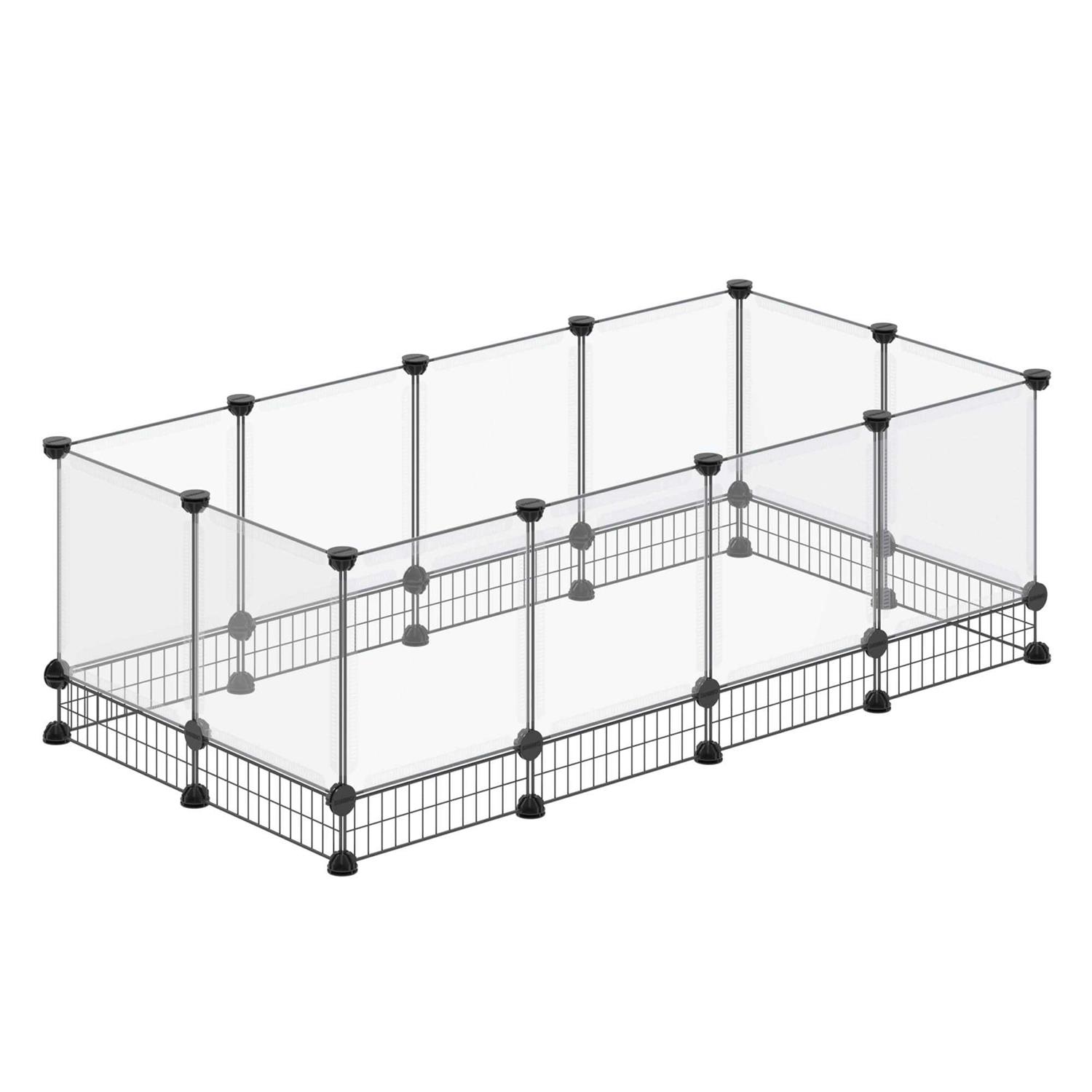 DINMO Rabbit Playpen guinea Pig cages Hamster cages Iron Net Bottom Design for Small Animal