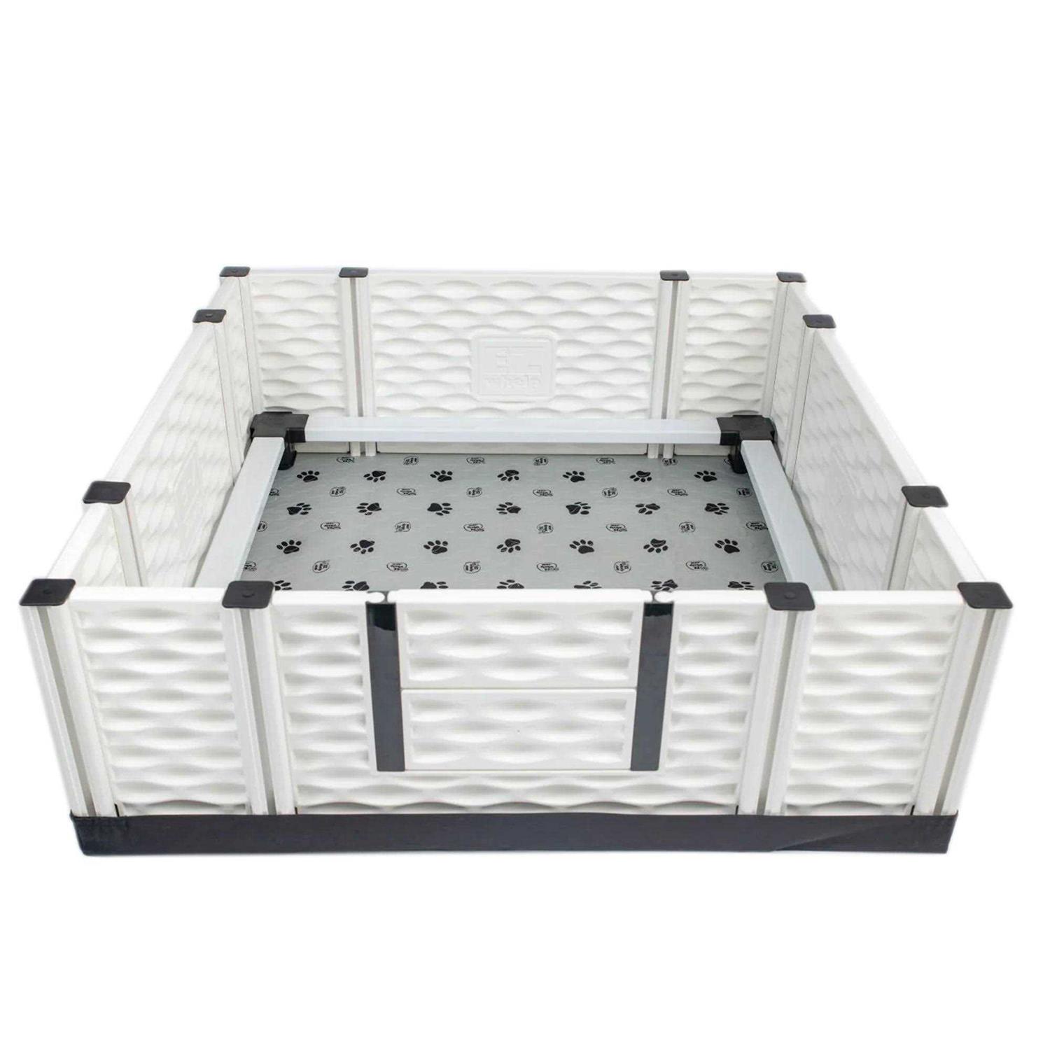 Alternative view of EZwhelp EZclassic Puppy Dog Whelping Box Playpen w/Rails & Liner