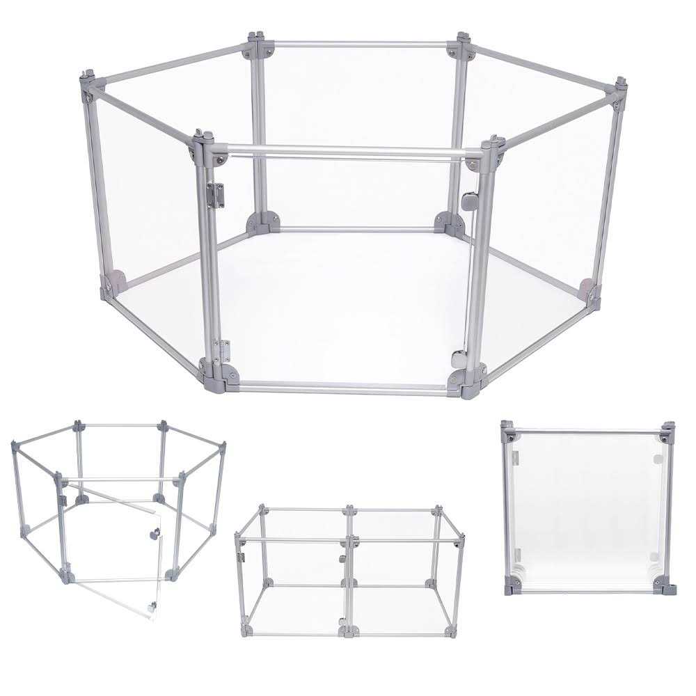 Front Row Front Row Foldable Dog Playpen Pen Durable Indoor Outdoor Portable Crate Kennel Safe Accessories for Puppy
