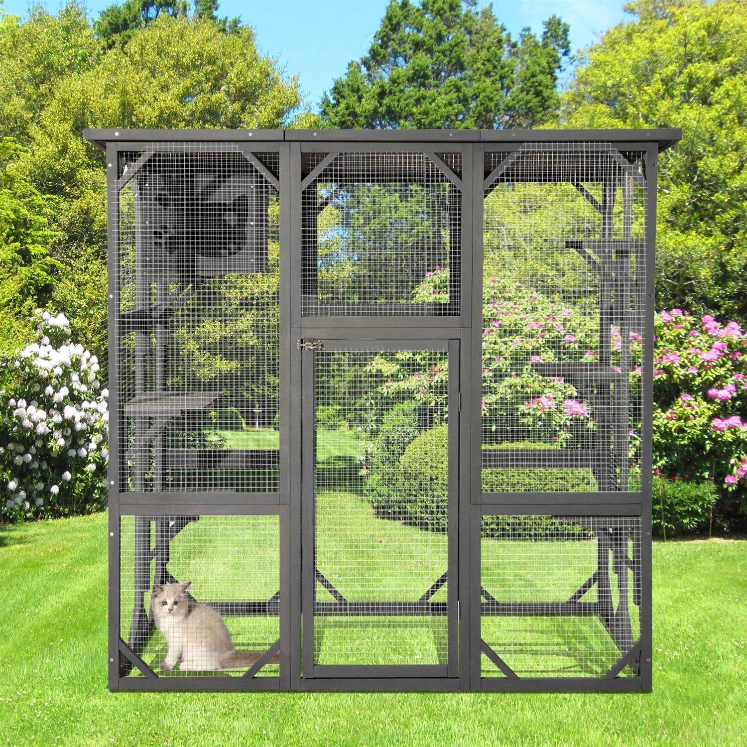 Alternative view of JOVNO Catio Outdoor Cat Playpen 1PS9802MGR-05