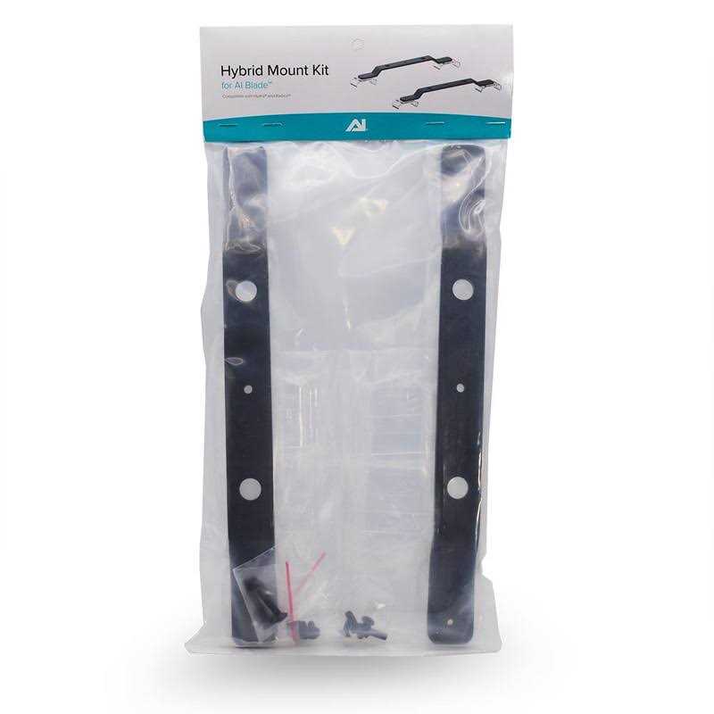 Alternative view of AquaIllumination Blade Hybrid Mount Kit