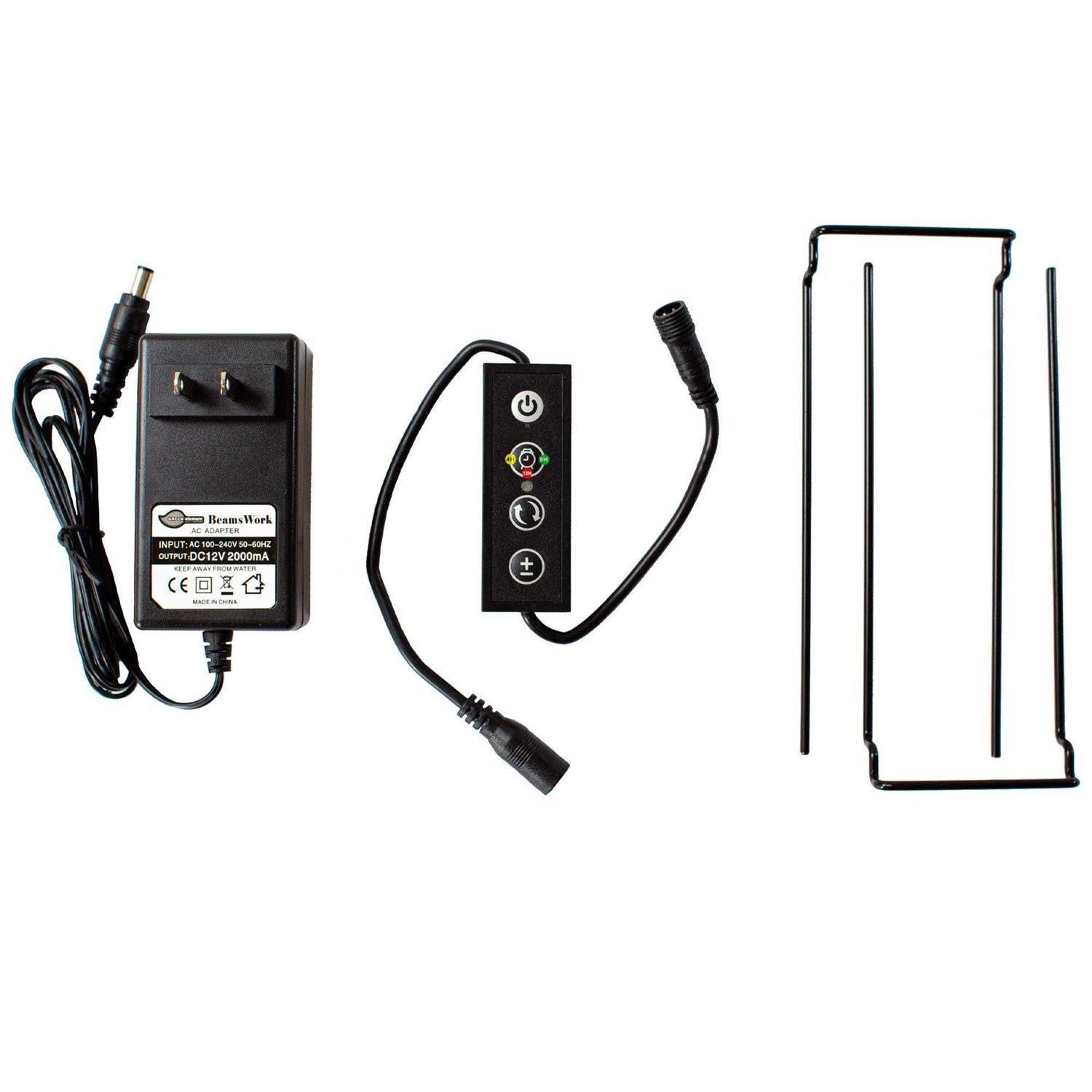 Alternative view of BeamsWork Vivio Full Spectrum LED Timer Adjustable Dimmer Aquarium Fish Tank Light Freshwater 12 20 24 30 36 48