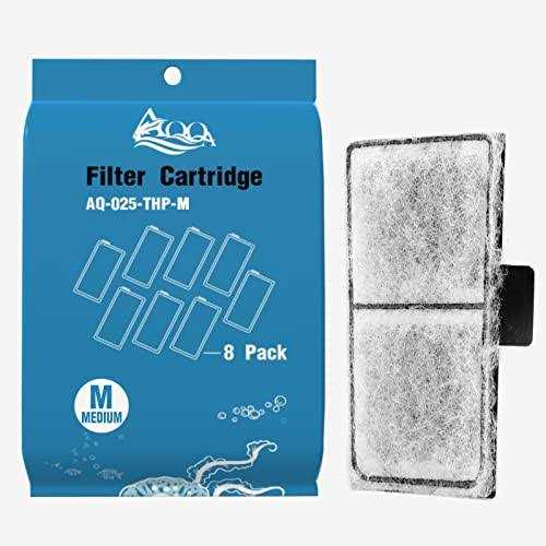 Alternative view of AQQA 8 Pack Aquarium Filter Cartridge Replacement Fish Tank Filter Cartridge Aquarium Internal Filter