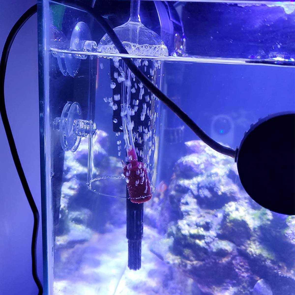 Alternative view of Ailindany Aquarium Air Oxygen Bubbler Glass Cup with Water Tube