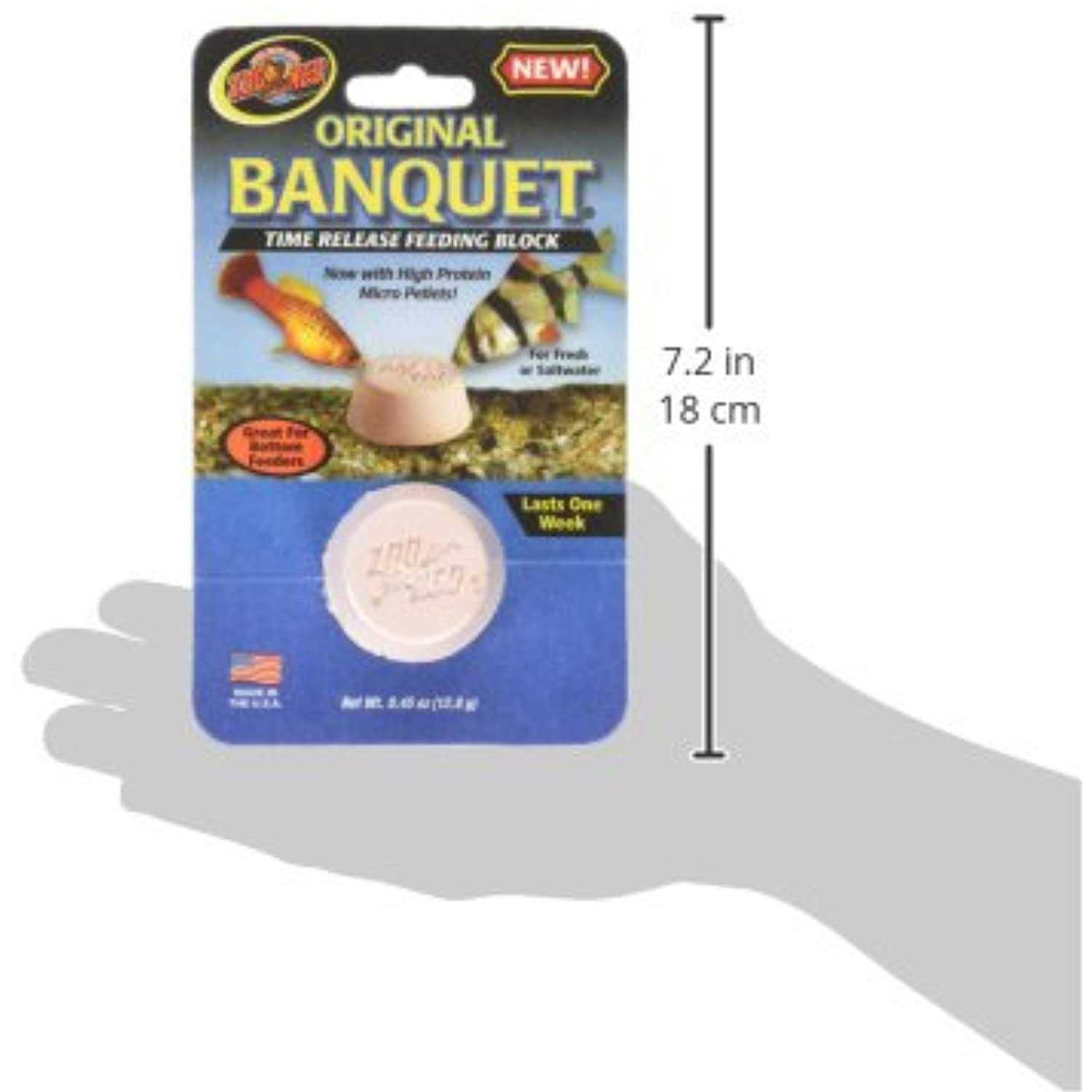 Alternative view of Zoo Med Original Banquet Fish Feeding Block