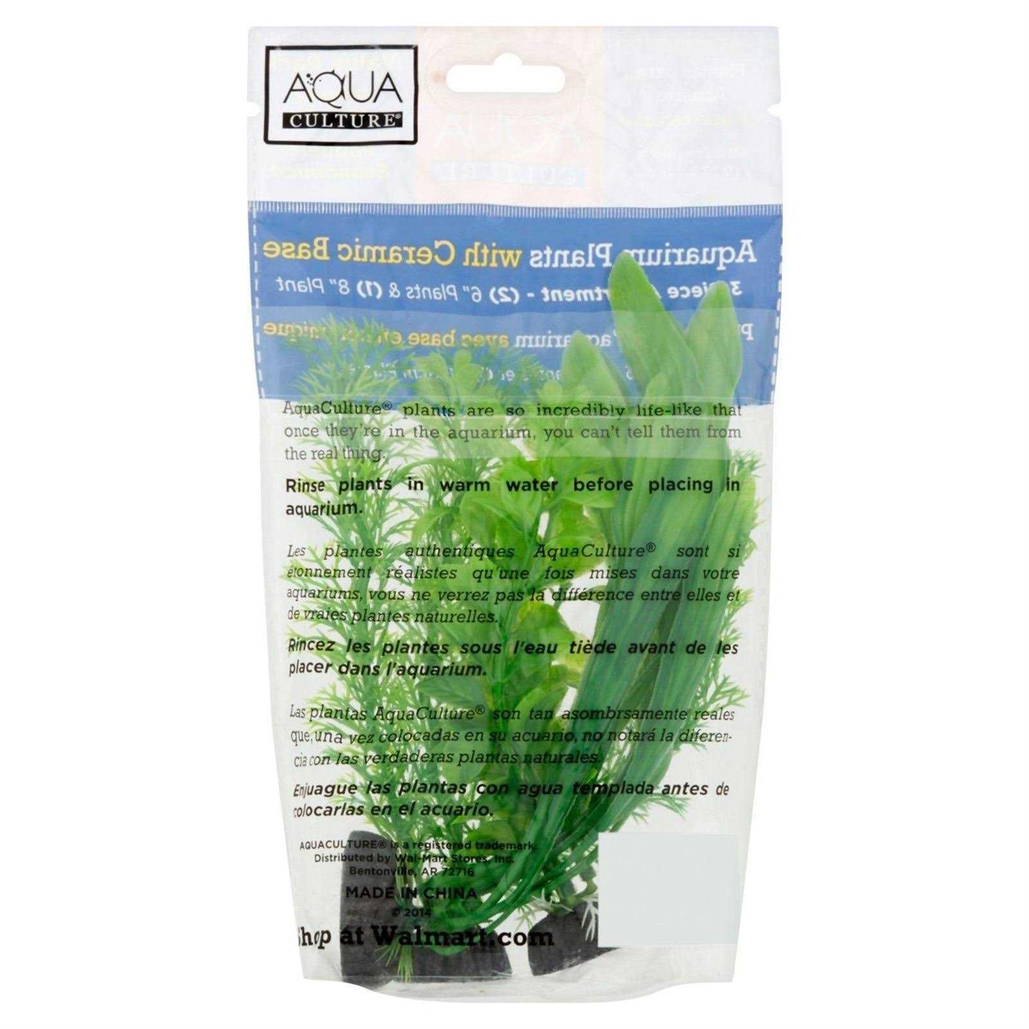 Alternative view of Aqua Culture Aquarium Plants 3 Count