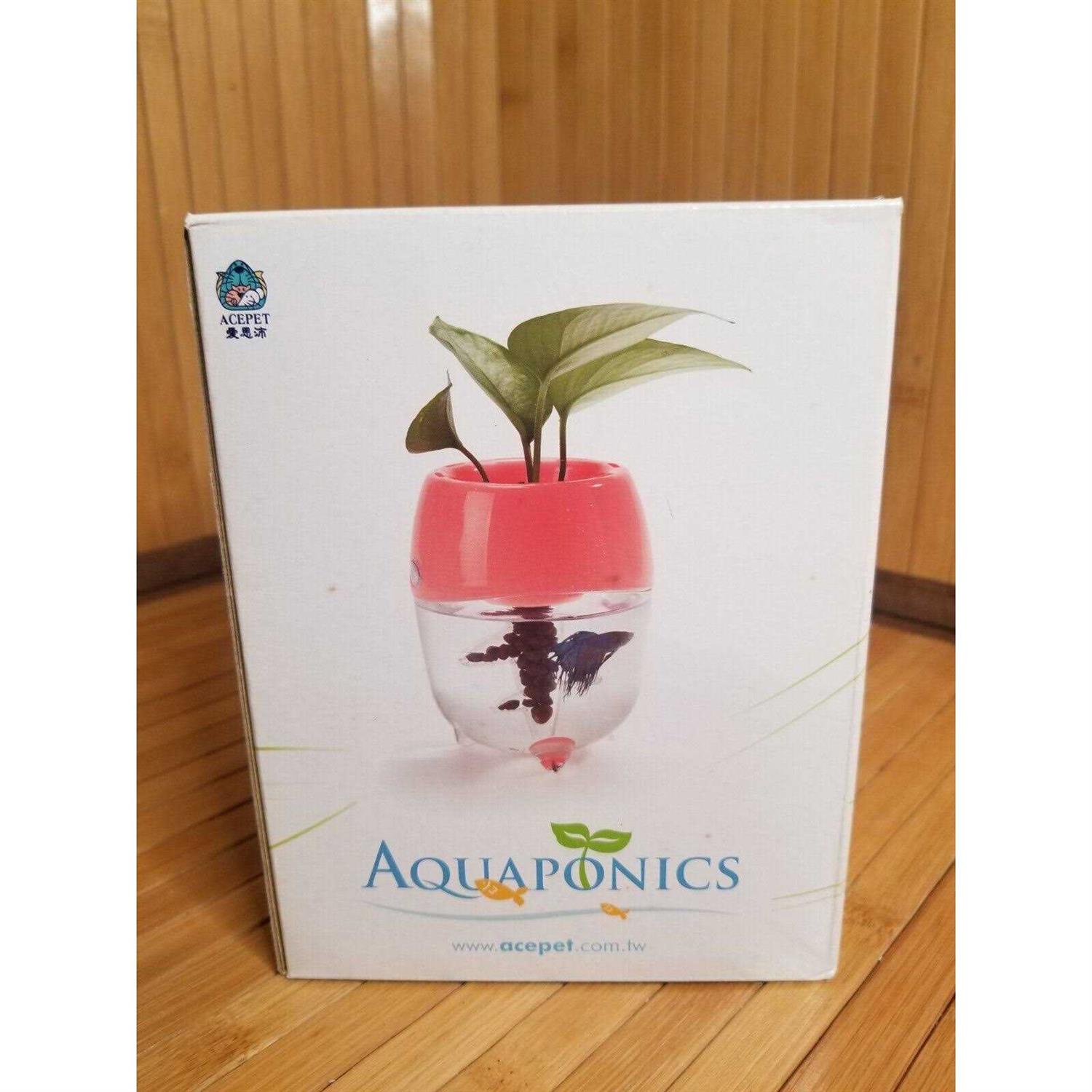 Alternative view of Aquaponic Fish Tank Aquarium for Betta Fish with Water Garden Planter Top Lid Natural Ecosystem for Plant Growth
