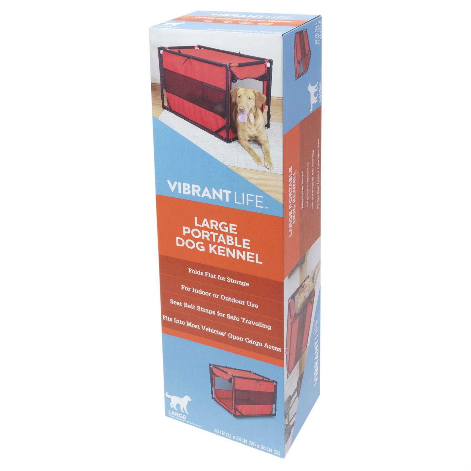 Alternative view of Vibrant Life Large Portable Dog Kennel