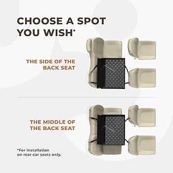 Alternative view of Wuglo Extra Stable Dog car Seat Reinforced car Dog Seat for Medium-Sized Dogs with 4 Fastening Straps