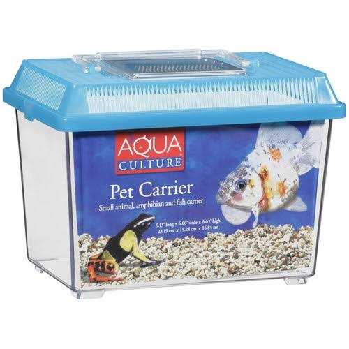 Alternative view of Aqua Culture Amphibians & Fish Pet Carrier for Small Animals