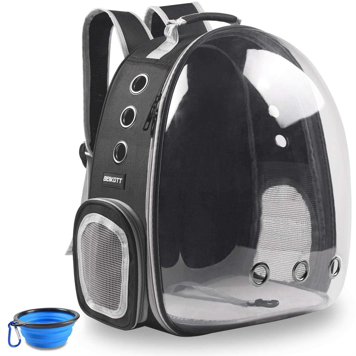 BEIKOTT Cat Backpack Carriers Bag Dog Backpack Pet Bubble for Small Cats Puppies Dogs Bunny