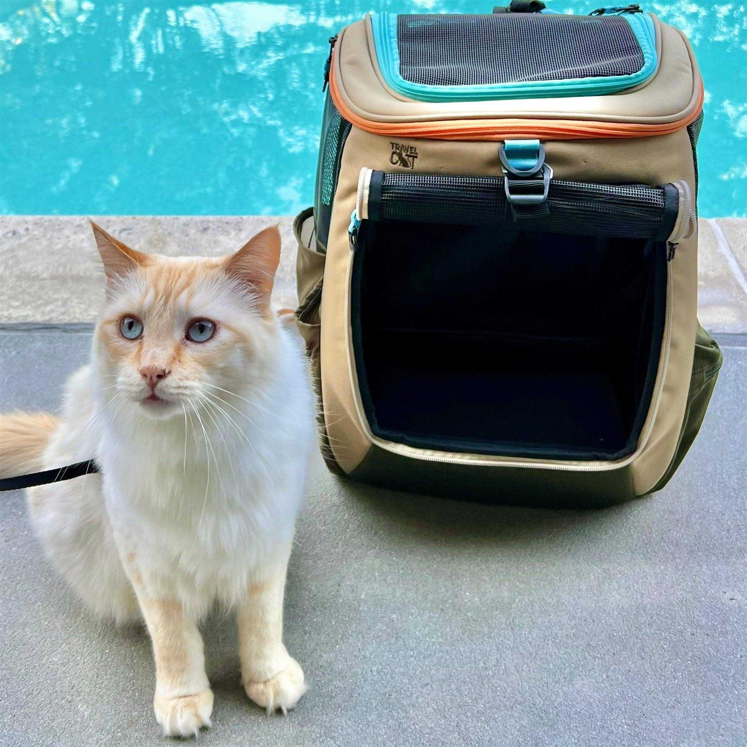 Alternative view of Your Cat Backpack The Navigator Earth Convertible Cat Backpack For Adventurous Cats and Humans
