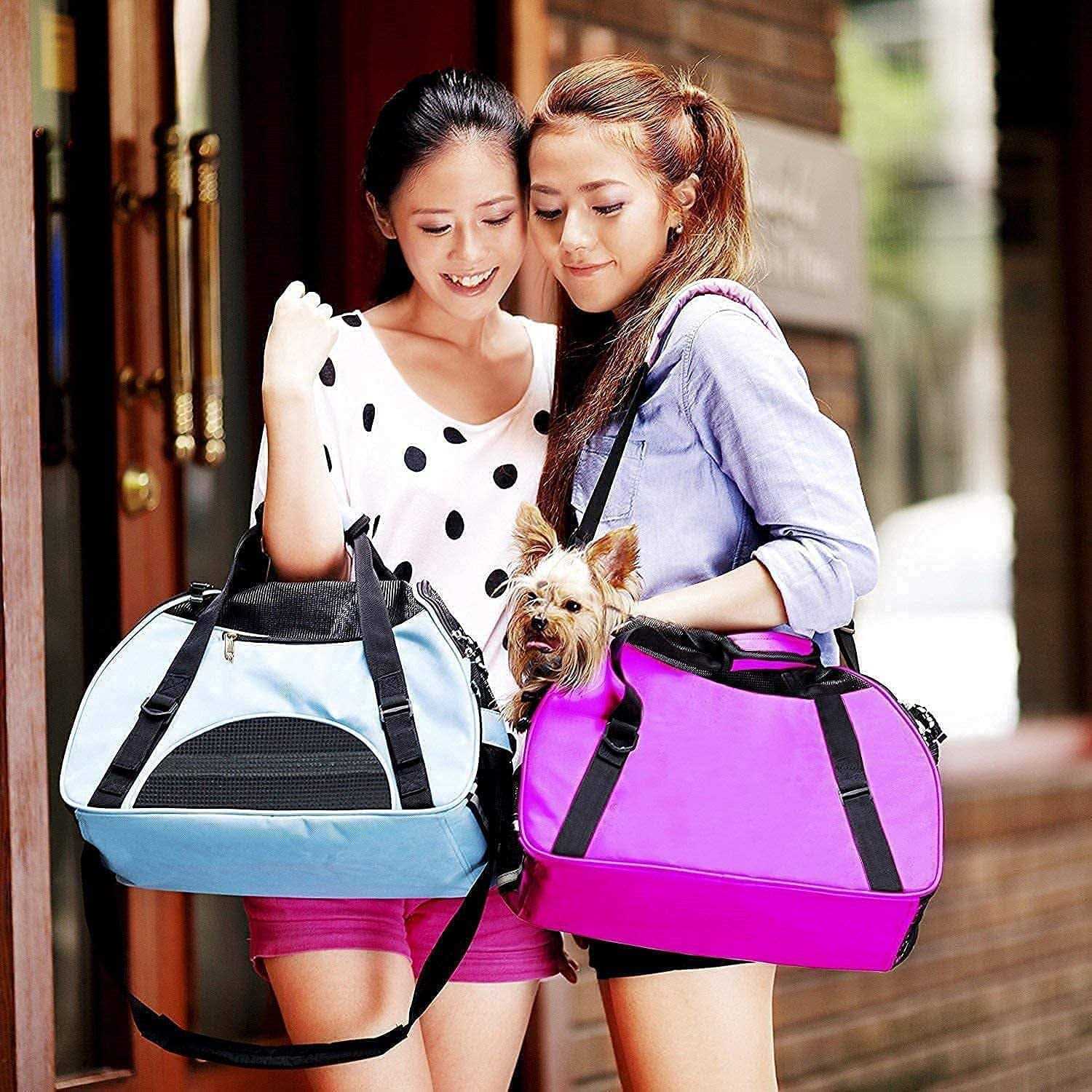 Alternative view of ZaneSun Cat Carrier,Soft-Sided Pet Travel Carrier for Cats,Dogs Puppy Comfort Portable Foldable Pet Bag Airline Approved