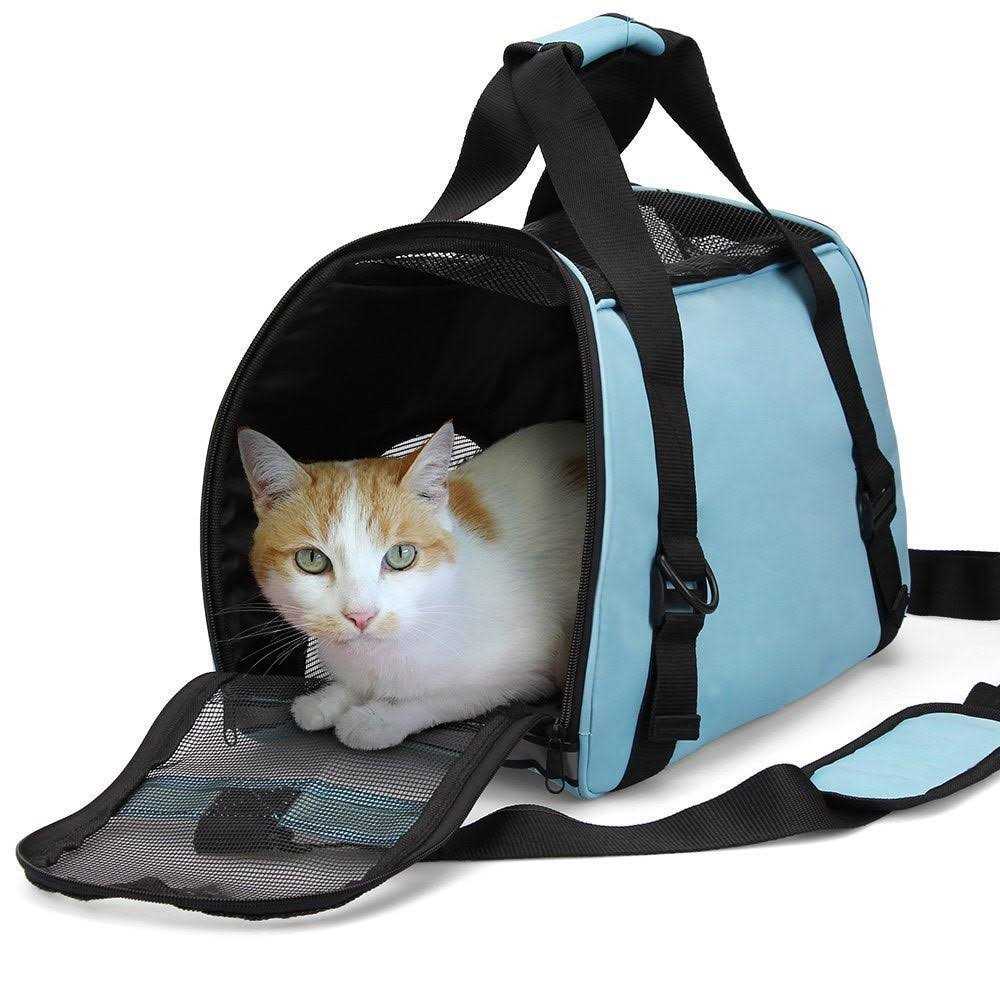 Alternative view of ZaneSun Cat Carrier,Soft-Sided Pet Travel Carrier for Cats,Dogs Puppy Comfort Portable Foldable Pet Bag Airline Approved
