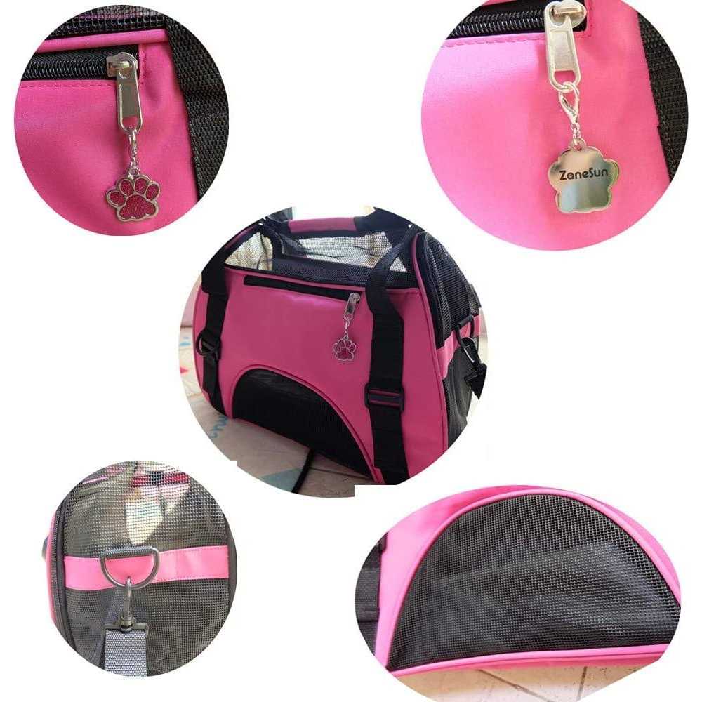 Alternative view of ZaneSun Cat Carrier,Soft-Sided Pet Travel Carrier for Cats,Dogs Puppy Comfort Portable Foldable Pet Bag Airline Approved