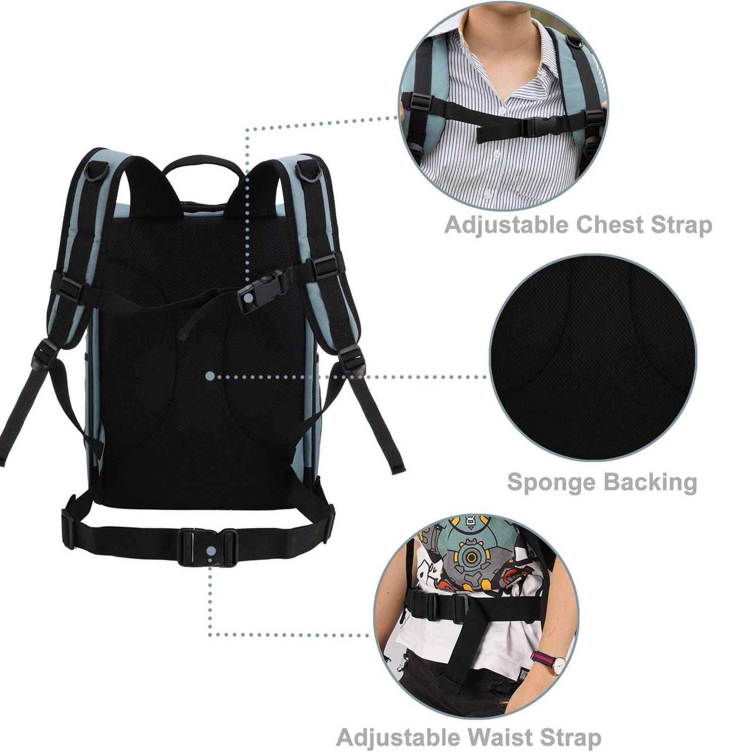 Alternative view of Apollo walker Pet Carrier Backpack for Large/Small Cats and Dogs, Puppies, Safety Features and Cushion Back Support for Travel