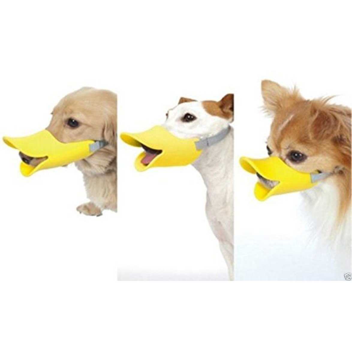 Alternative view of Nacoco Anti Bite Duck Mouth Shape Dog Mouth Covers Anti-Called Muzzle Masks Pet Mouth Set Bite-Proof