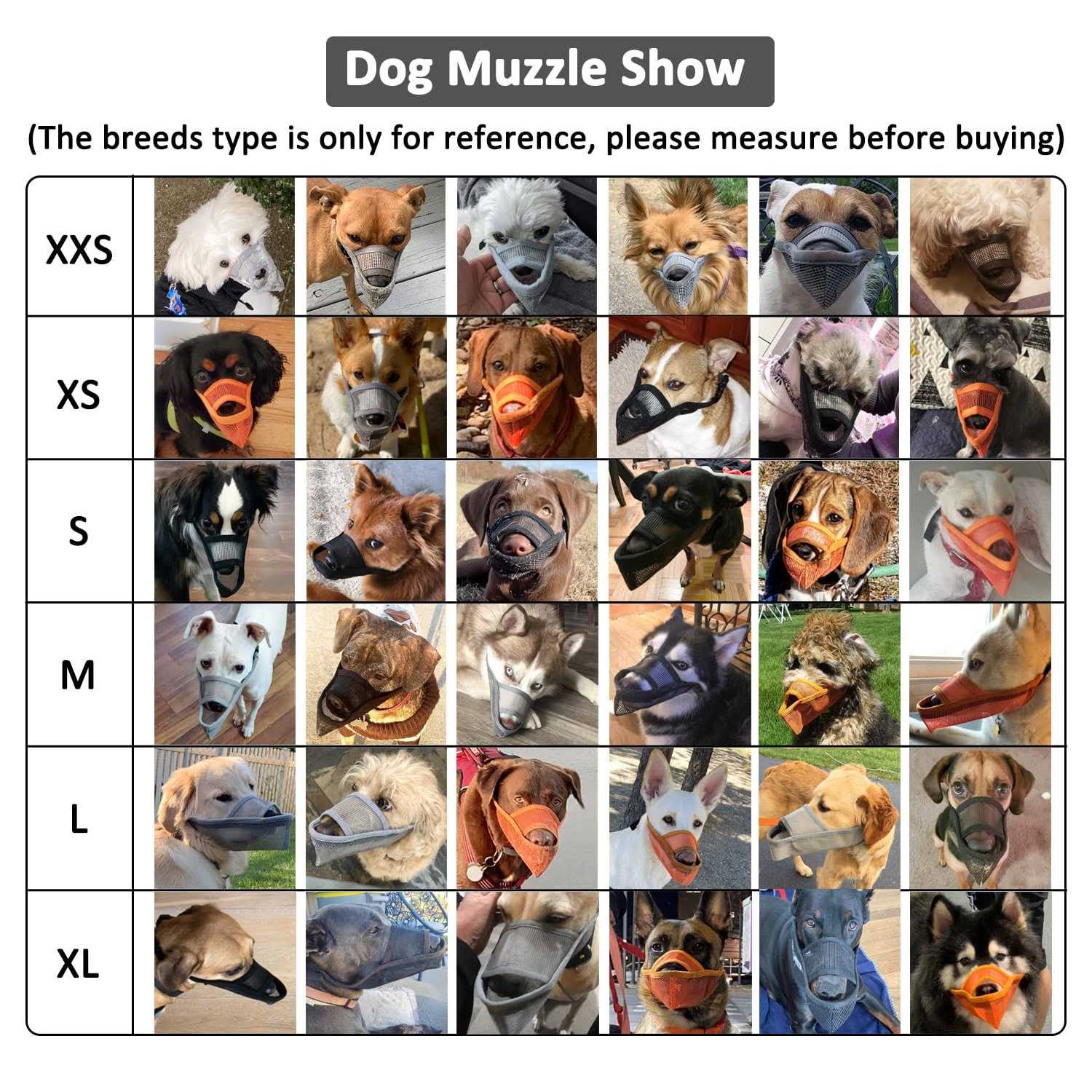 Alternative view of Crazy Felix Nylon Dog Muzzle for Small Medium Large Dogs, Air Mesh Breathable and Drinkable Pet Muzzle for Anti-Biting Anti-Barking Licking