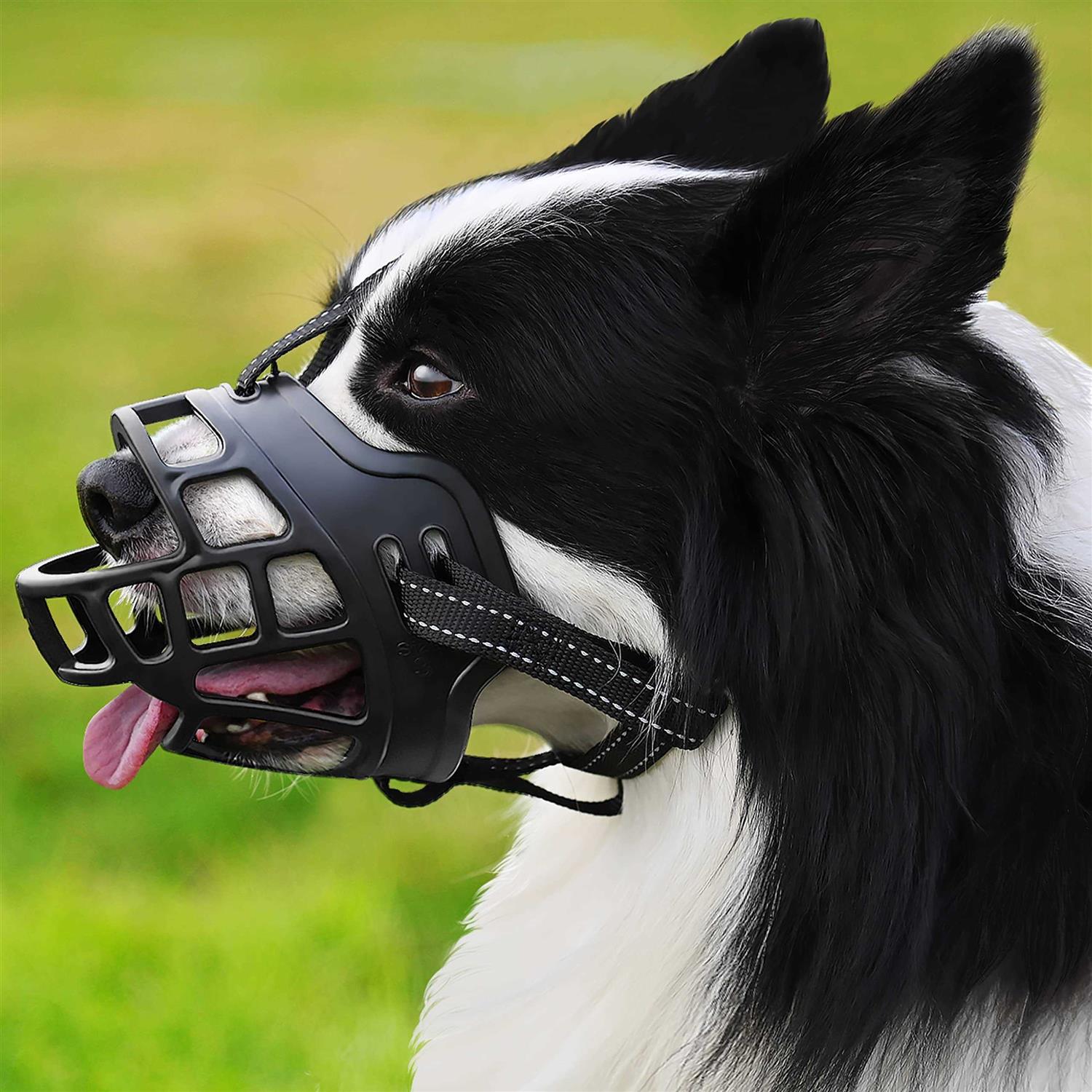 Dog Muzzle,Anti Biting and Stop Chewing,Drinking and Breath Free