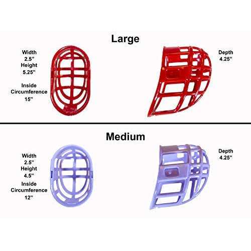 Alternative view of Birdwell Enterprises Plastic Dog Muzzle with Adjustable Plastic Coated Nylon Headstall