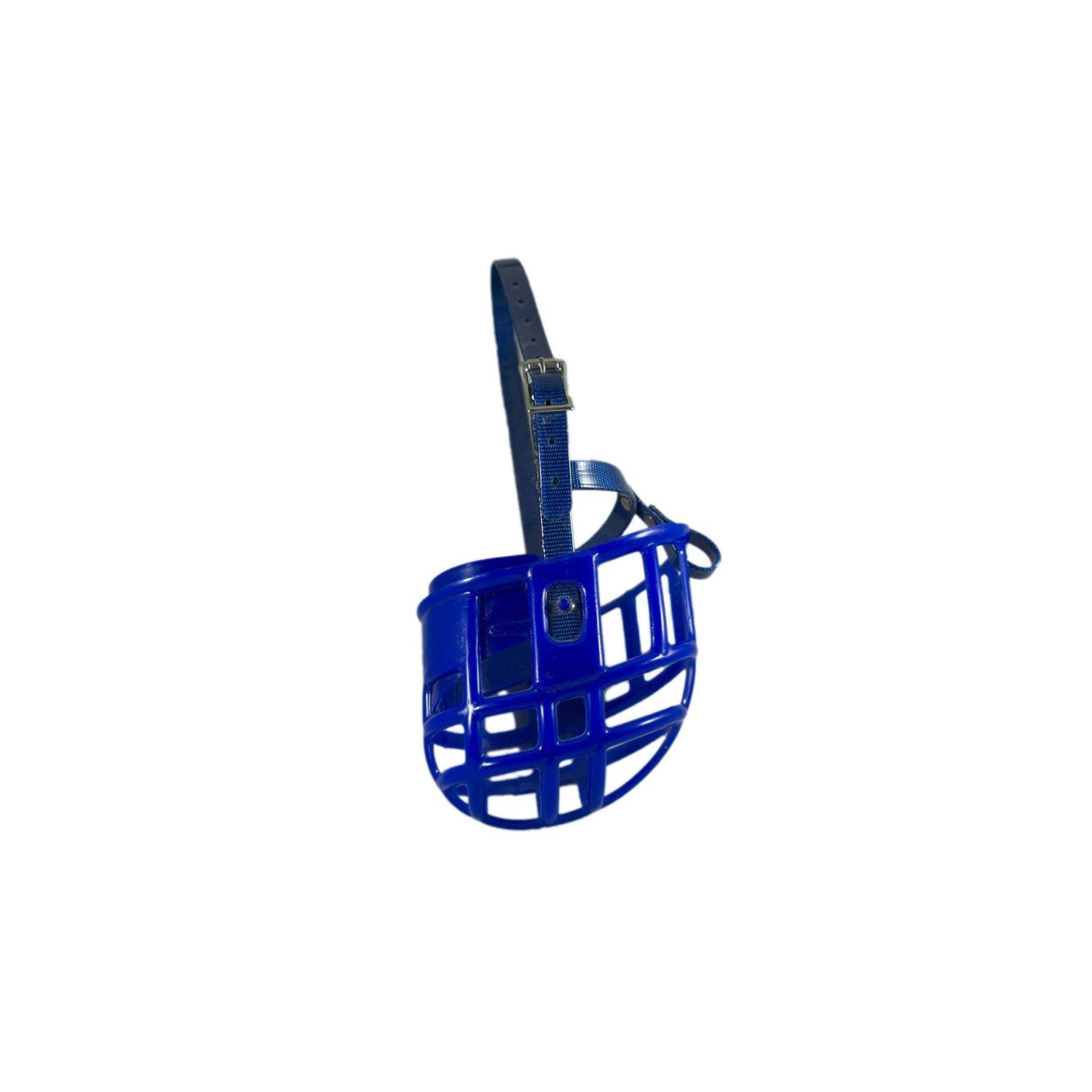 Birdwell Enterprises Plastic Dog Muzzle with Adjustable Plastic Coated Nylon Headstall
