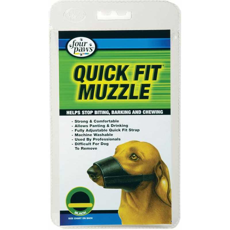 Four Paws Quick Fit Muzzle, Size 3XL