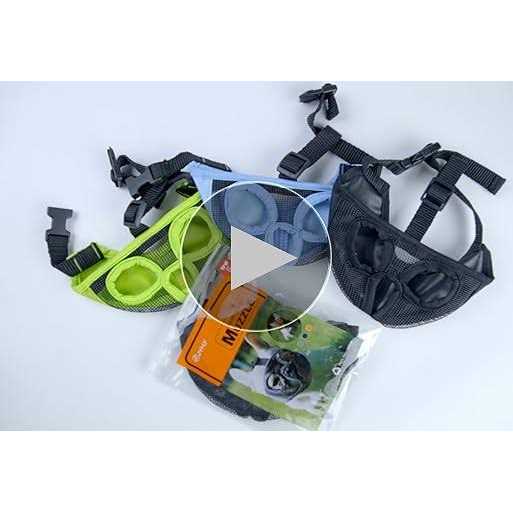 Alternative view of JYHY Short Snout Dog Muzzles Adjustable Breathable Mesh Bulldog Muzzle for Biting Chewing Licking Grooming Dog Mask