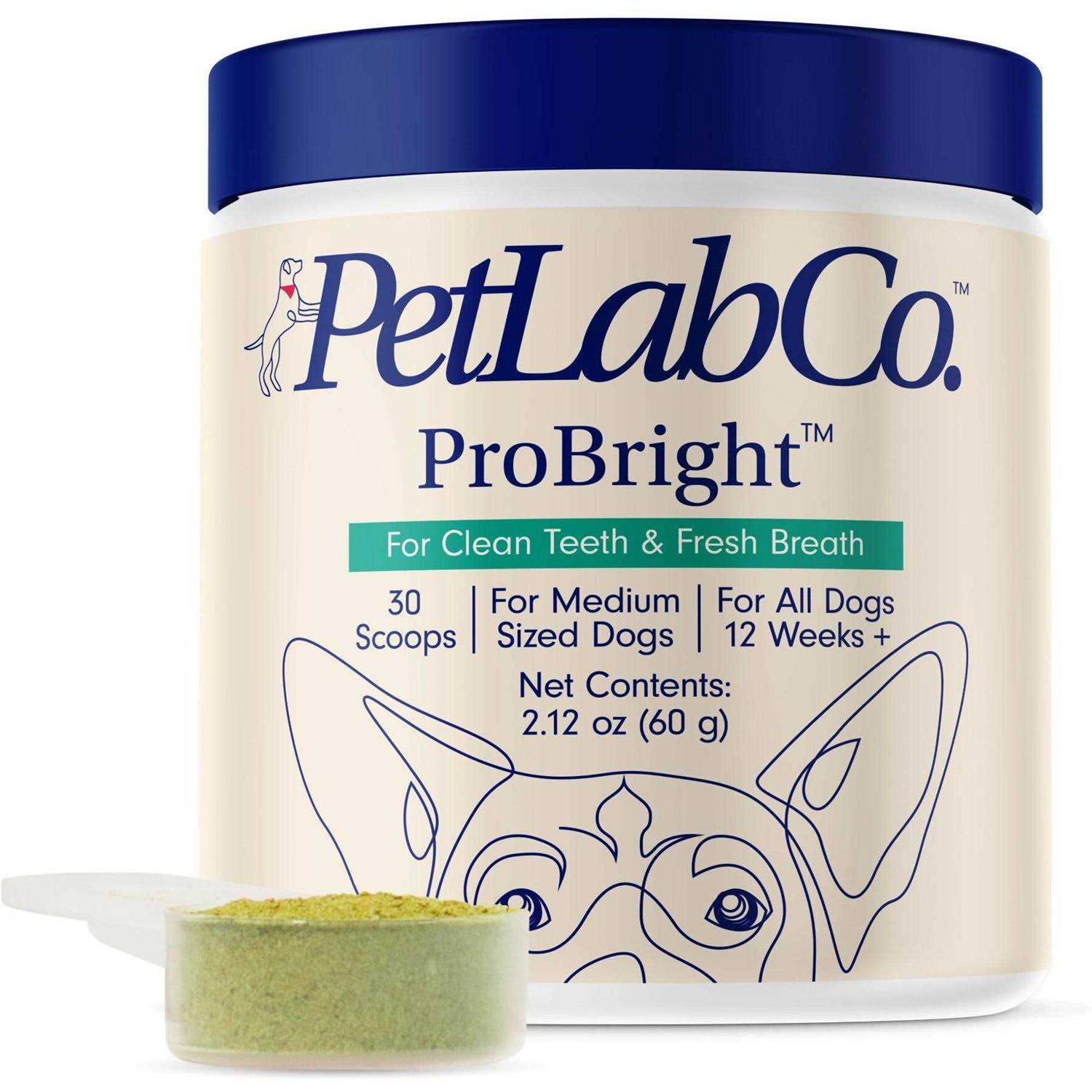 PetLab Co. ProBright Dog Dental Powder Dogs