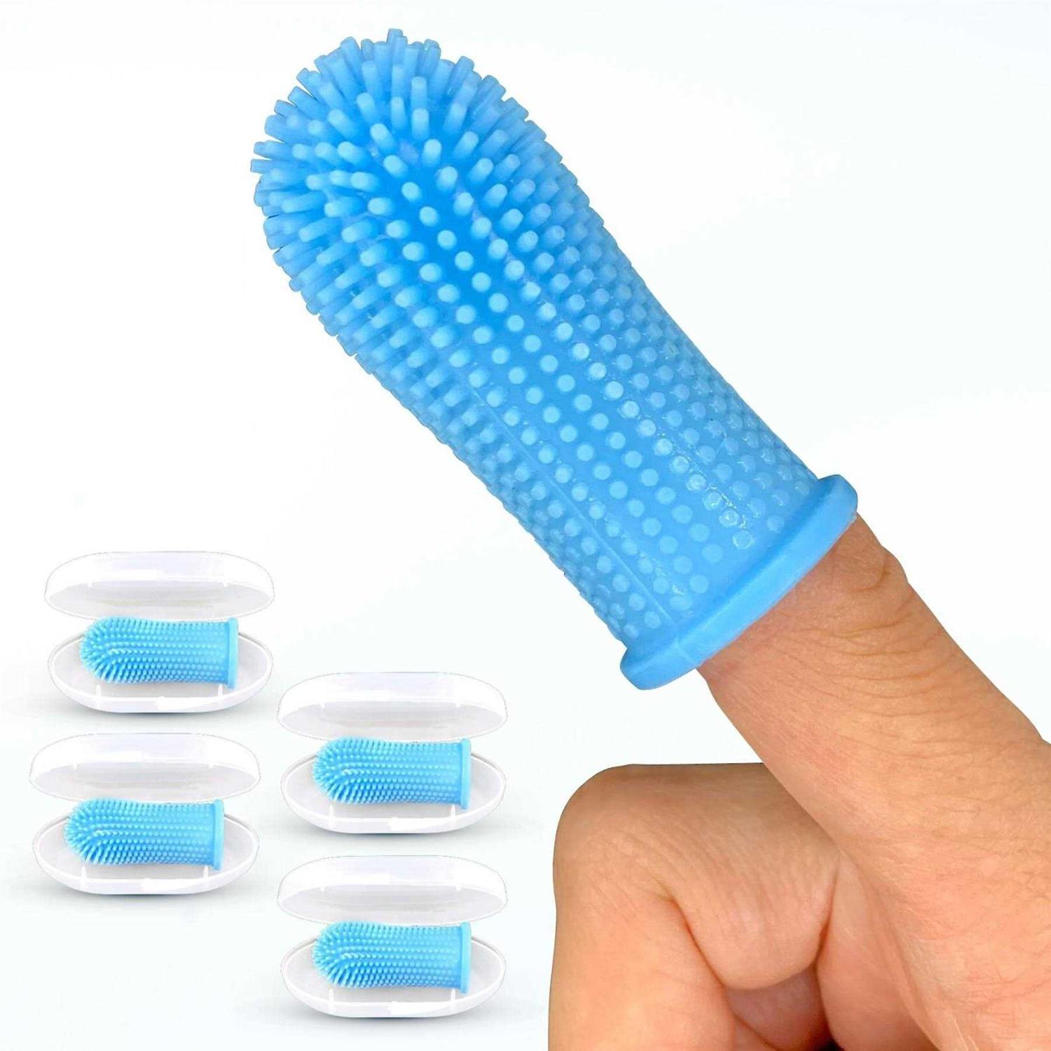 Jasper 360 Finger Dog Toothbrush