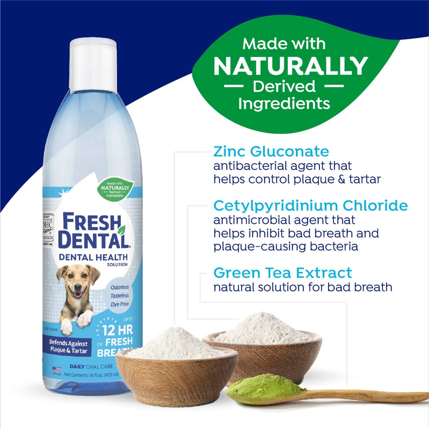 Alternative view of Naturel Promise Fresh Dental Dog Breath Freshener Water Additive for Dogs
