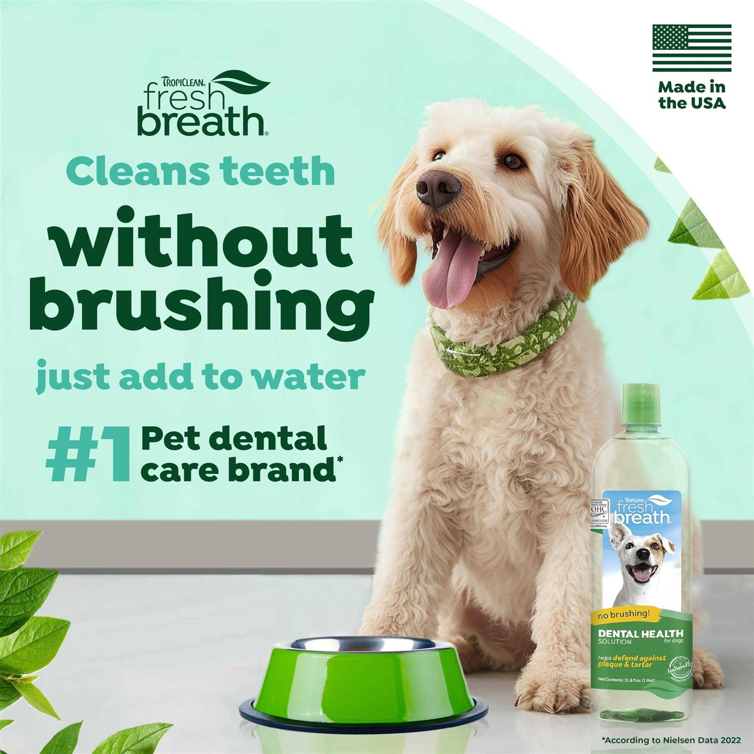 Alternative view of TropiClean Fresh Breath Water Additive
