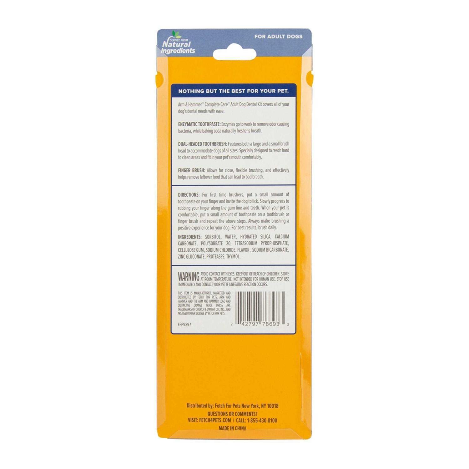 Alternative view of Arm & Hammer Complete Care Dog Dental Kit