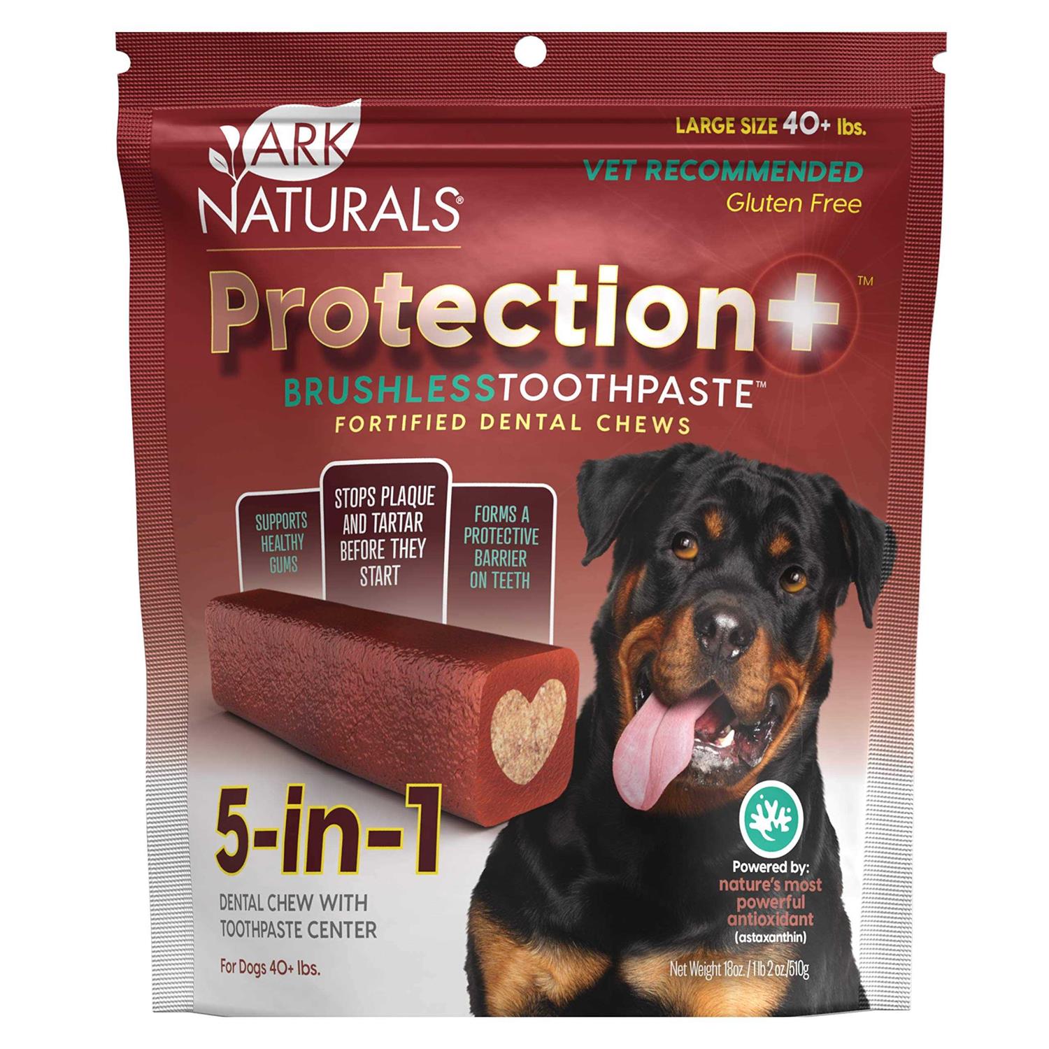 Ark Naturals Protection+ Brushless Toothpaste Dental Chews