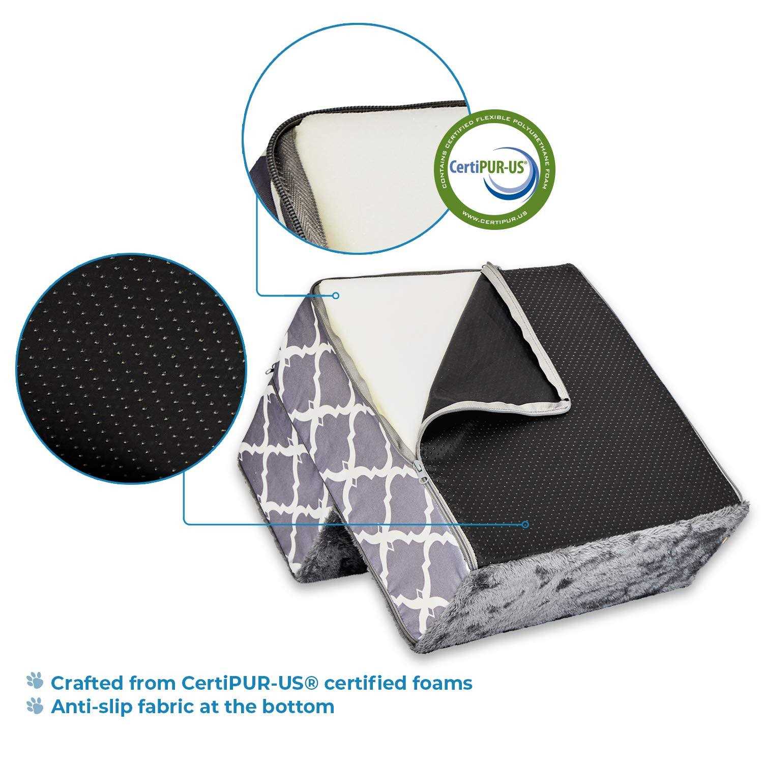 Alternative view of Foldable Pet Steps/Stairs with CertiPUR-US Certified Foam by Best Pet Supplies