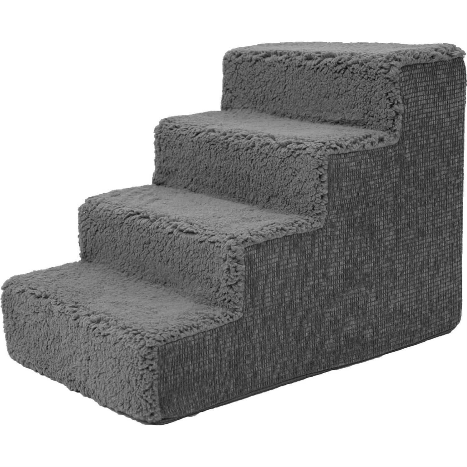 Precious Tails High Density Foam Sherpa Top Steps