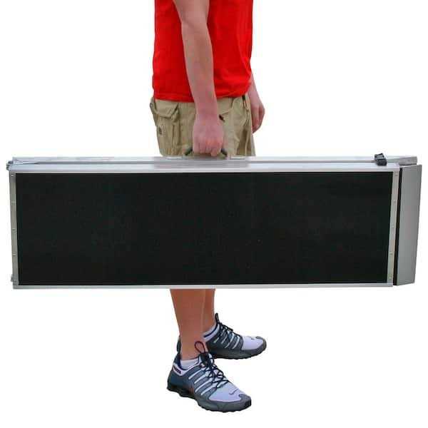 Alternative view of 8 ft. Lightweight Portable Folding Aluminum Pet Ramp