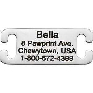 Alternative view of Frisco Stainless Steel Slide-On Personalized Dog & Cat Tag