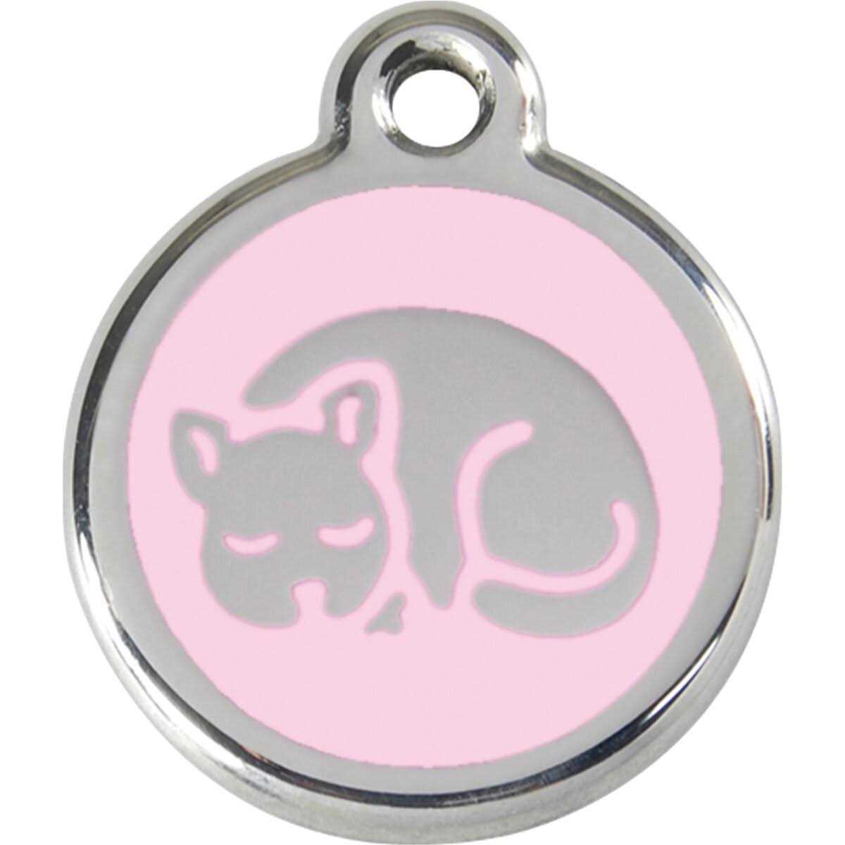 Red Dingo Enamel Pet ID Tag