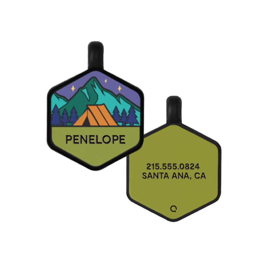 QALO customized Silicone Dog ID Tag